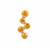 Nigerian Mandarin Garnet Pendant in 9K Gold 1.15cts