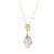 'Liquid Light' Baroque Freshwater Cultured Pearl Gold Tone Sterling Silver Necklace (23 x 16mm )