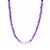Bahia Amethyst Necklace with Freshwater Cultured Pearl in Sterling Silver