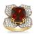 Umbalite Ring with Diamonds in 18K Gold 9.65cts