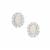 South Indian Moonstone Earrings in Sterling Silver 1.50cts