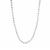 Cobalt Grey Akoya Pearl Necklace in Rhodium Plated Sterling Silver (8mm)