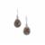 Copper Mojave Pink Opal Earrings in Sterling Silver 10.50cts