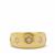 White Topaz Ring in Gold Plated Sterling Silver 0.35ct