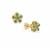 Indicolite Earrings in 9K Gold 0.40ct