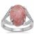 Norwegian Thulite Ring in Sterling Silver 5.86cts
