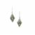 Rainforest Jasper Earrings in Sterling Silver 12cts