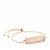 Rose Quartz Slider Bar Bracelet in Gold Plated Sterling Silver 10.40cts