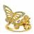 'Couleurs des Papillons' Multi-Gemstone Midas Butterfly Ring ATGW 0.50ct