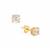 Ratanakiri Zircon Earrings in 9K Gold 1.40cts
