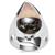 British Barite Ring in Sterling Silver 11cts