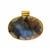 Labradorite Pendant  in Gold Tone Sterling Silver 107.72cts