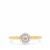 Diamonds Ring in 18K Gold 0.34cts