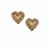 Cape Champagne Diamond Earrings in 9K Gold 0.36ct