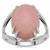 Peruvian Pink Opal Ring in Sterling Silver 6.10cts