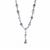 Tahitian Cultured Pearl Necklace in Sterling Silver