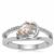 Serenite Ring in Sterling Silver 0.65ct