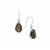 Pink Flash Labradorite Earrings in Sterling Silver 12cts