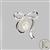 Kimbie 925 Sterling Silver Bow Brooch With Freshwater Pearl (5.50 x 6.50 mm)