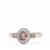 Tunduru Colour Change Garnet Ring with White Zircon in Sterling Silver 1.25cts