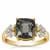 Burmese Spinel Ring with Diamonds in 18K Gold 4.19cts