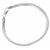 Italian Fancy Curb Bracelet in Sterling Silver 5.10g