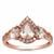 Idar Pink Morganite Ring with Pink Diamond in 9K Rose Gold 2.30cts