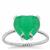 Chrysoprase Ring in Sterling Silver 2.50cts