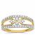 Canadian Diamonds Ring in 9K Gold 0.51ct