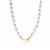 Kaori Freshwater Cultured Pearl Necklace in Gold Tone Sterling Silver (8x9mm )