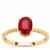Burmese Ruby Ring in 9K Gold 1.65cts