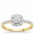 GH Diamonds Ring in 9K Gold 0.37ct
