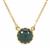 Congo Malachite Necklace in Gold Plated Sterling Silver 5.65cts