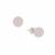 Blush Rose Quartz Earrings in Sterling Silver 9.50cts 