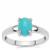 Sleeping Beauty Turquoise Ring in Sterling Silver 1.20cts