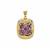 Idar Amethyst Pendant  in Two Tone Gold Plated Sterling Silver 8.60cts