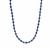 Lapis Lazuli Faceted Bicones 6mm Necklace, 18 Inches 84.50cts