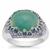 Aquaprase™ Ring with Multi Colour Gemstone in Sterling Silver 6.80cts