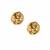 9K Gold Knot Stud Earrings 1.03g