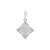 Diamonds Pendant in Sterling Silver 0.14ct