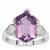 Rose De France Amethyst Ring in Sterling Silver 4.80cts