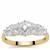 Diamonds Ring in 18K Gold 1cts