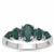 Teal Grandidierite Ring in Sterling Silver 1.45cts