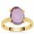 Amethyst Ring in Gold Plated Sterling Silver 5cts