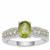 Red Dragon Peridot Ring in Sterling Silver 1.58cts
