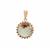 Aquaprase™ Pendant with Champagne Diamond in 9K Rose Gold 4.60cts