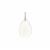 Branca White Onyx Pendant in Sterling Silver 26.35cts