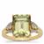 Csarite® Ring with Diamonds in 18K Gold 5.50cts