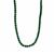 Green Malachite Necklace With White Zircon in Sterling Silver 174.45cts