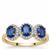 Nilamani Ring with White Zircon in 9K Gold 1.60cts